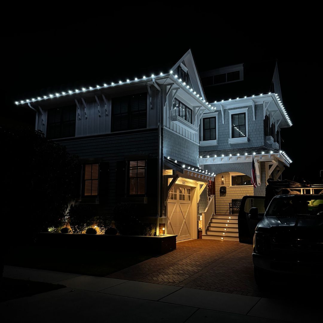 Premium Holiday Light Installation Services in Ocean City, NJ – Including Supply, Installation, Takedown, and Storage